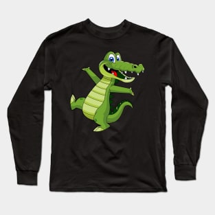 Happy Crocodile 1 Long Sleeve T-Shirt